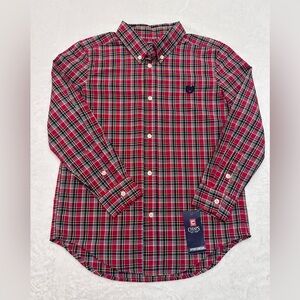 Chaps Multicolor Plaid Button Down Shirt
